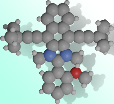 Schematic view of the nanocar