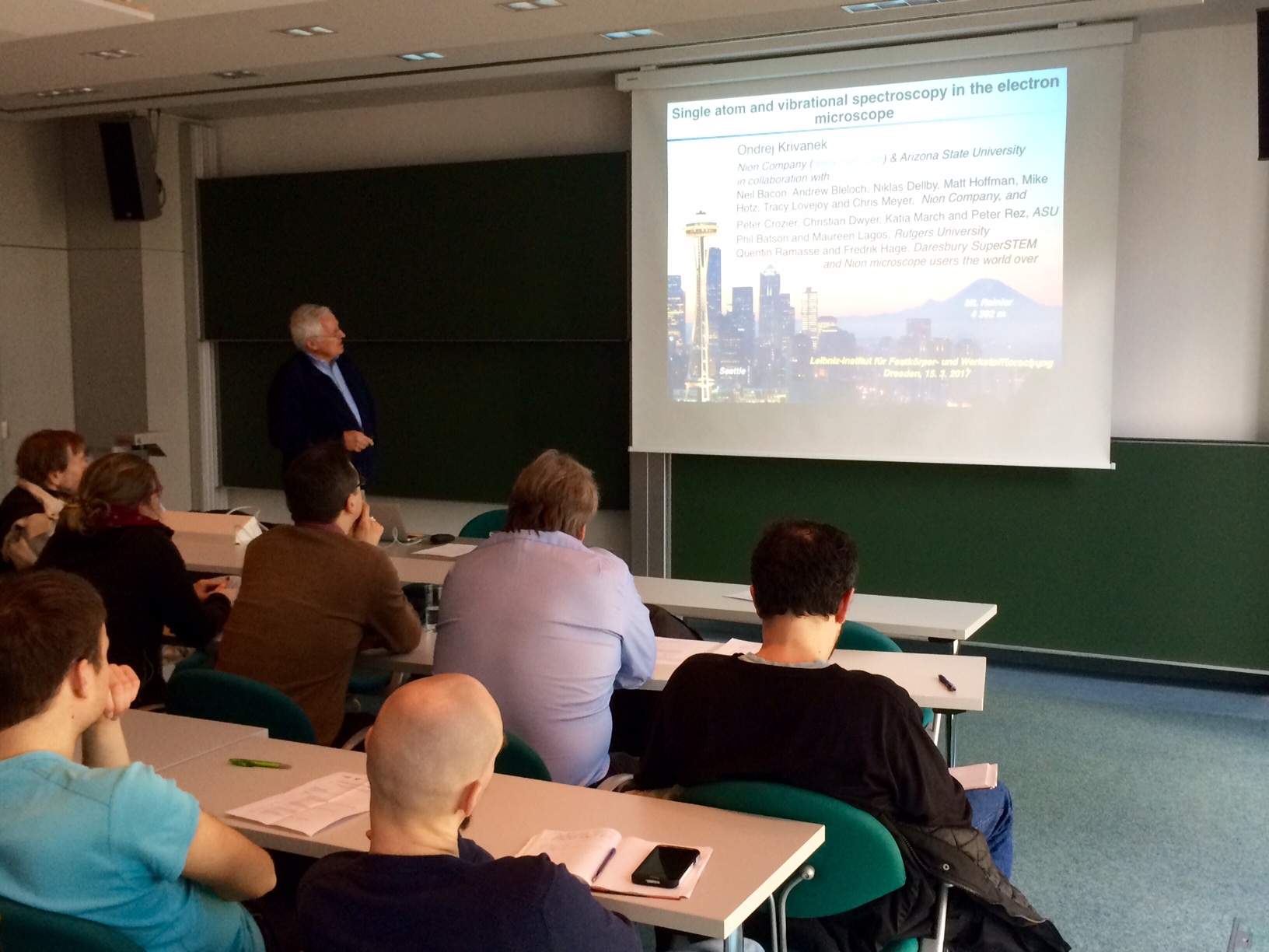 Talk from Dr. Ondrej Krivanek